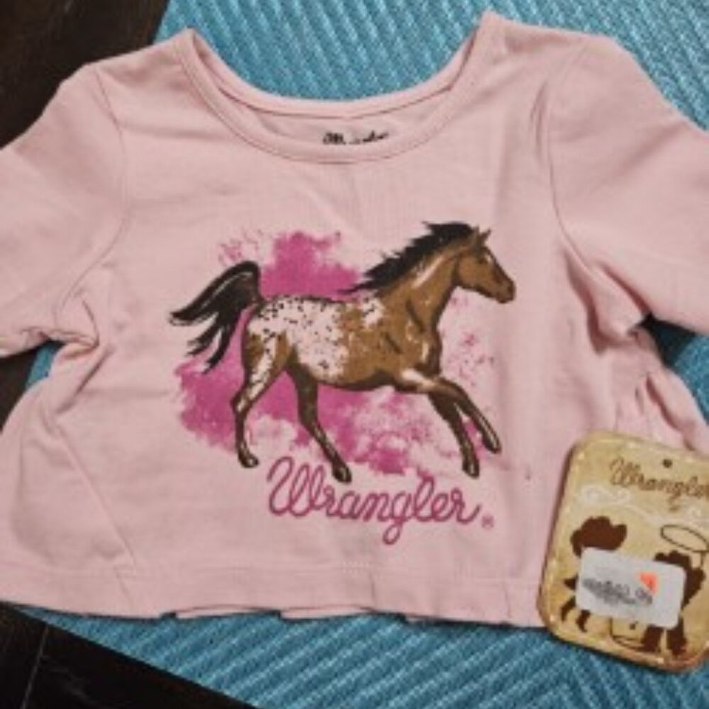 Infant  girl Wrangler top NWT size 0-3M Appaloosa